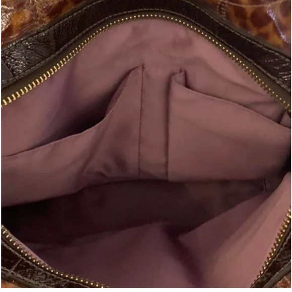 *RARE* Coach Mia Maggie Leather Patent leopard Print Purse - Picture 3 of 7